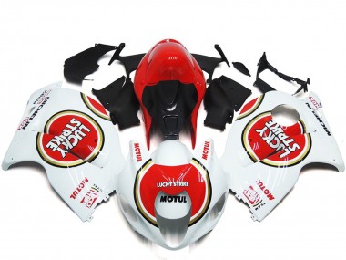 1997-2007 Red Lucky Strike Style GSXR 1300 Hayabusa Fairings