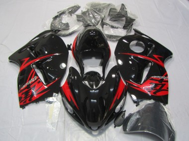 1997-2007 Red and Gloss Black GSXR 1300 Hayabusa Fairings