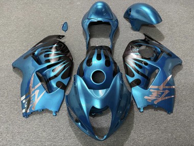 1997-2007 Sky Blue and Black GSXR 1300 Hayabusa Fairings
