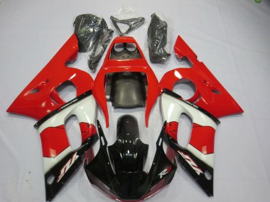 1998-2002 Red White and Black R6 Fairings