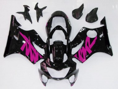 1999-2000 Gloss Black & Pink CBR600 F4 Fairings