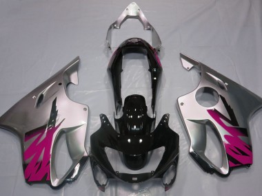 1999-2000 Gloss Silver & Pink CBR600 F4 Fairings
