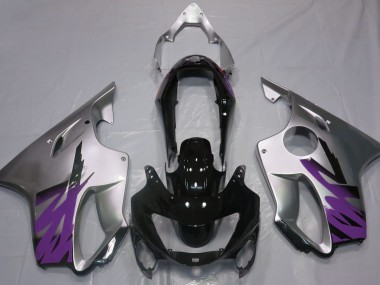 1999-2000 Gloss Silver & Purple CBR600 F4 Fairings