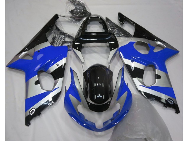 2000-2002 Blue Silver OEM Style GSXR 1000 Fairings 2000-2002 Blue Silver OEM Style GSXR 1000 Fairings