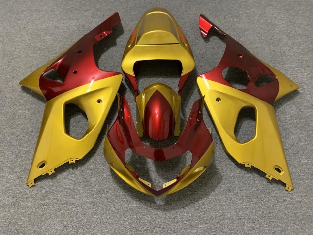 2000-2002 Gold and Red GSXR 1000 Fairings 2000-2002 Gold and Red GSXR 1000 Fairings