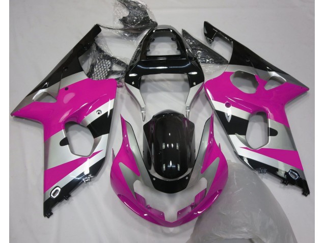 2000-2002 Pink Silver OEM Style GSXR 1000 Fairings