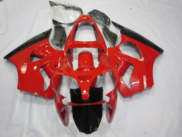 2000-2002 Red and Black ZX6R Fairings 2000-2002 Red and Black ZX6R Fairings
