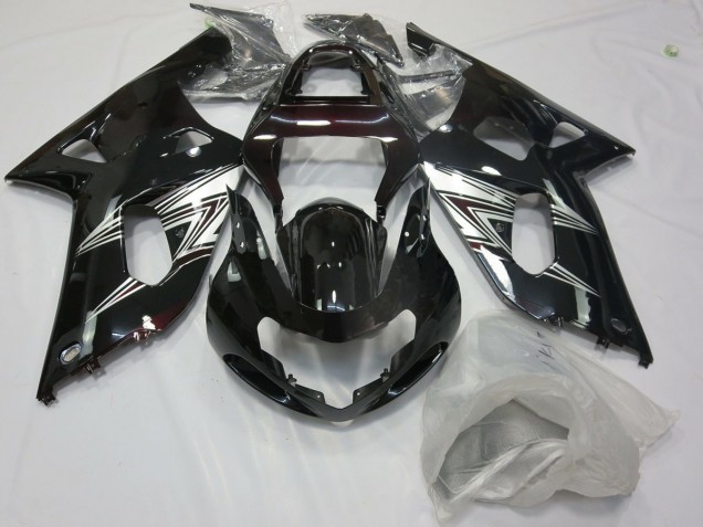2001-2003 Black Silver GSXR 600-750 Fairings 2001-2003 Black Silver GSXR 600-750 Fairings