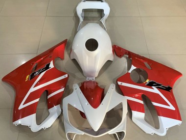 2001-2003 Gloss White and Red CBR600 F4i Fairings