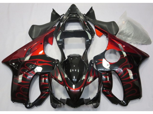 2001-2003 Red Flame CBR600 F4i Fairings