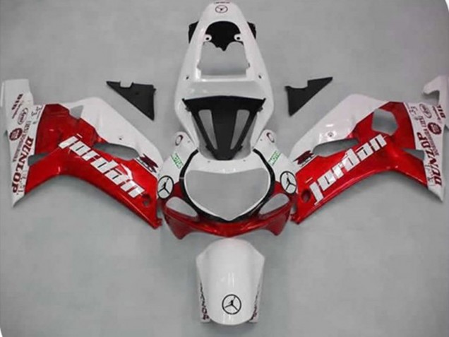 2001-2003 Red Jordan GSXR 600-750 Fairings 2001-2003 Red Jordan GSXR 600-750 Fairings