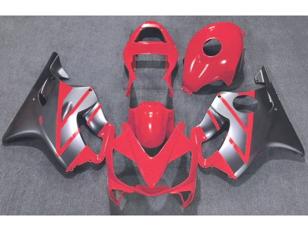 2001-2003 Red and Matte Silver CBR600 F4i Fairings