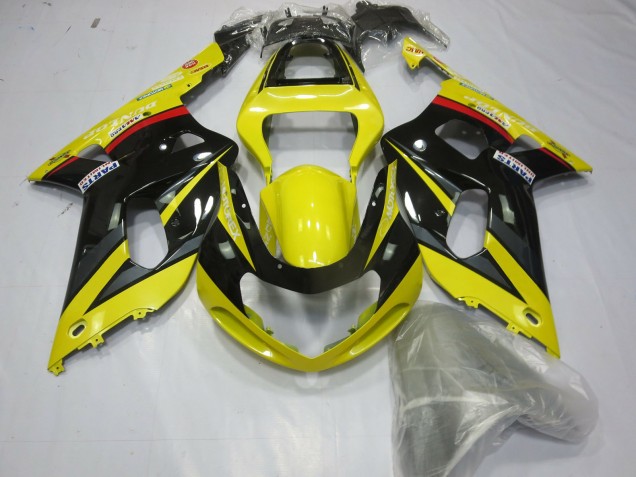 2001-2003 Yellow Black and Grey GSXR 600-750 Fairings 2001-2003 Yellow Black and Grey GSXR 600-750 Fairings