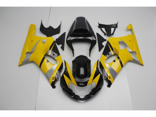 2001-2003 Yellow and Black GSXR 600-750 Fairings 2001-2003 Yellow and Black GSXR 600-750 Fairings
