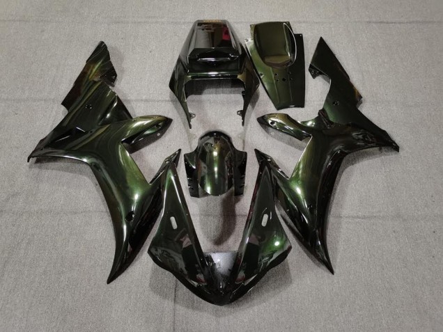 2002-2003 Forest Green & Gold R1 Fairings 2002-2003 Forest Green & Gold R1 Fairings