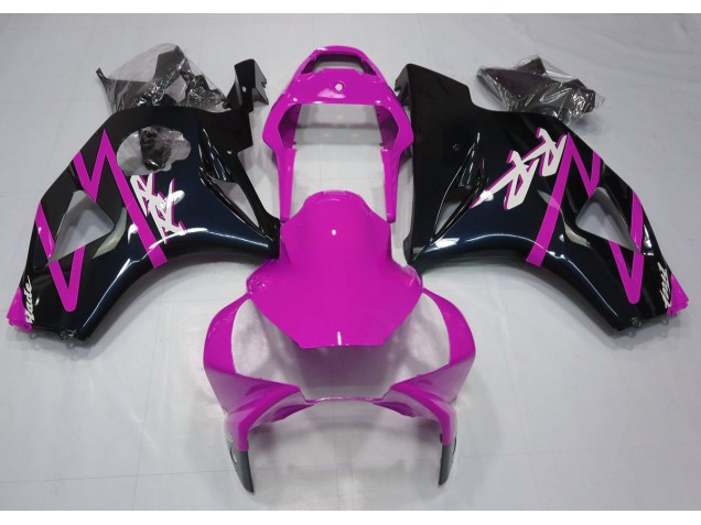 2002-2003 Gloss Black and Pink CBR954RR Fairings