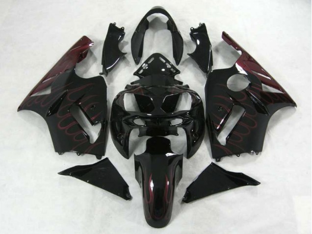 2002-2005 Burgundy Flame ZX12R Fairings 2002-2005 Burgundy Flame ZX12R Fairings