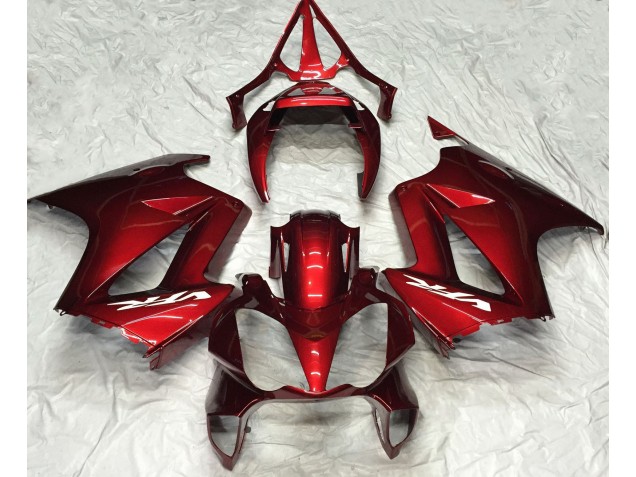 2002-2012 Deep Red Plain VFR800 Fairings 2002-2012 Deep Red Plain VFR800 Fairings