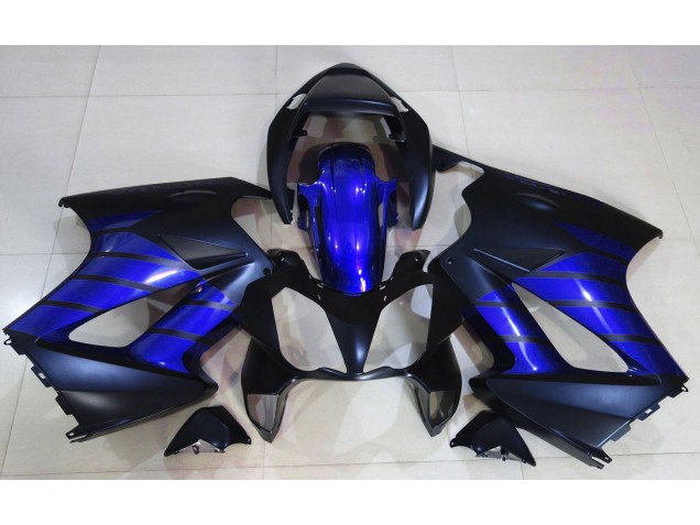 2002-2012 Matte Black & Blue VFR800 Fairings