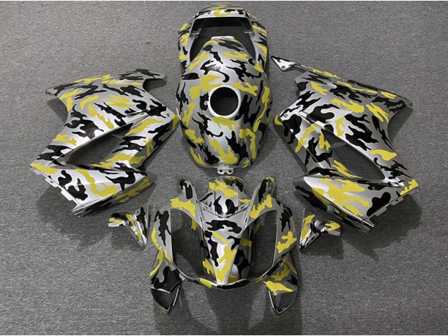 2002-2012 Yellow Camo VFR800 Fairings 2002-2012 Yellow Camo VFR800 Fairings