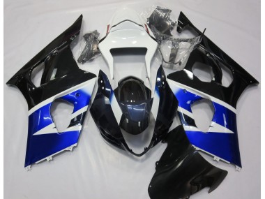 2003-2004 Black Blue and White GSXR 1000 Fairings