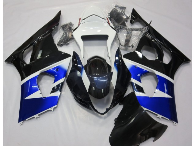 2003-2004 Black Blue and White GSXR 1000 Fairings