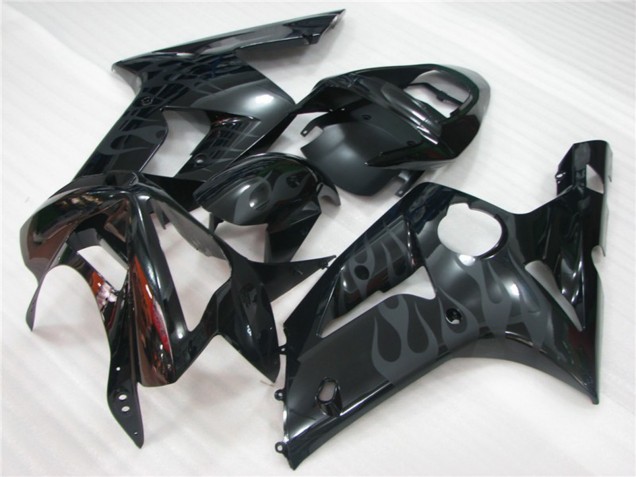 2003-2004 Black Flame ZX6R Fairings 2003-2004 Black Flame ZX6R Fairings