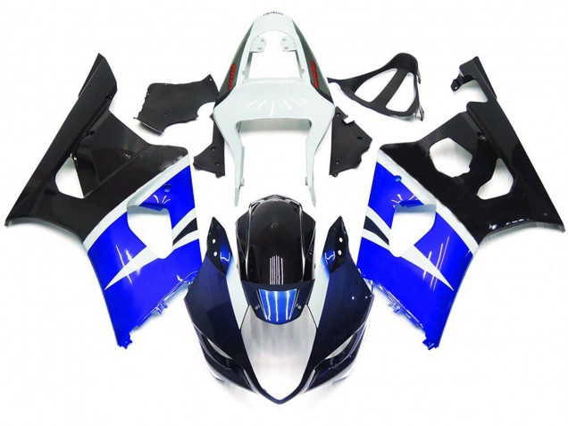 2003-2004 Blue and Gloss Black Custom Style GSXR 1000 Fairings 2003-2004 Blue and Gloss Black Custom Style GSXR 1000 Fairings