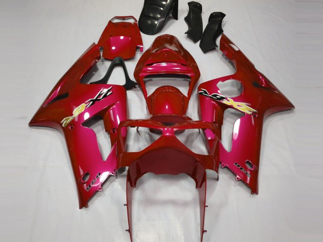 2003-2004 Candy Red ZX6R Fairings