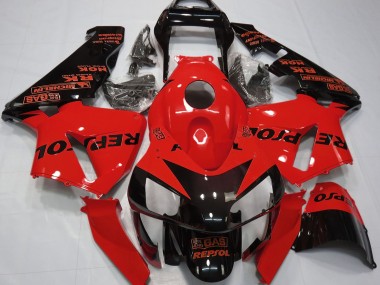 2003-2004 Gloss Red Repsol CBR600RR Fairings
