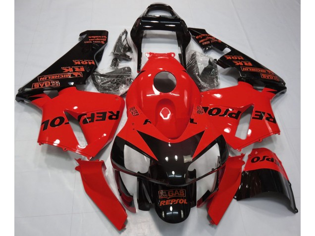 2003-2004 Gloss Red Repsol CBR600RR Fairings