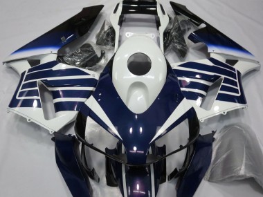 2003-2004 Gloss White & Blue Fade CBR600RR Fairings