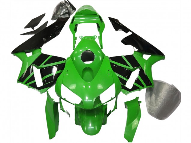 2003-2004 Green Black No Decals CBR600RR Fairings