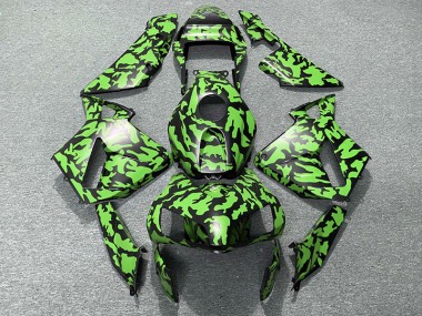 2003-2004 Green Camo CBR600RR Fairings