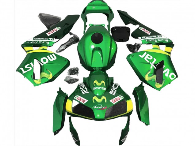 2003-2004 Green Movistar CBR600RR Fairings