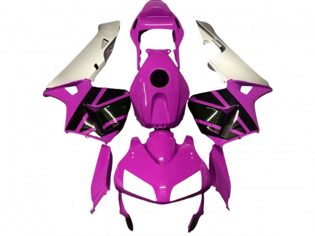 2003-2004 Hot Pink & Matte Silver CBR600RR Fairings