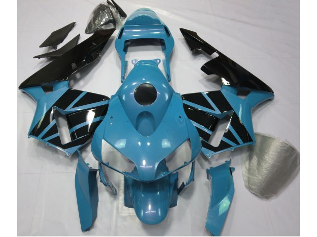 2003-2004 Light Blue & Gloss Black CBR600RR Fairings 2003-2004 Light Blue & Gloss Black CBR600RR Fairings