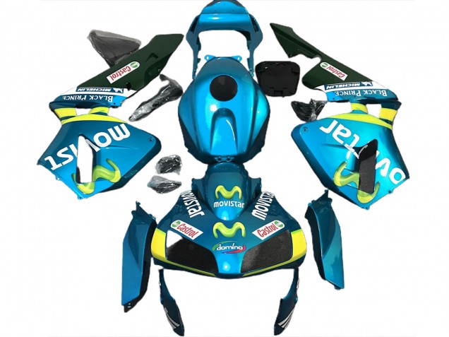 2003-2004 Light Blue Movistar CBR600RR Fairings
