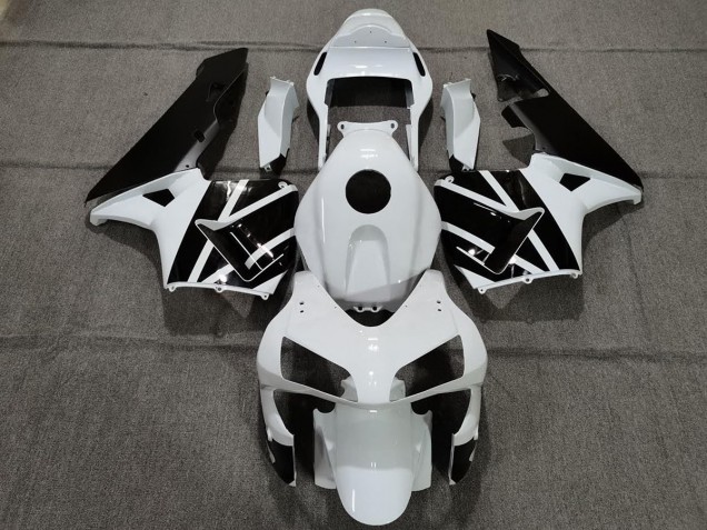 2003-2004 Pearl White and Black CBR600RR Fairings 2003-2004 Pearl White and Black CBR600RR Fairings