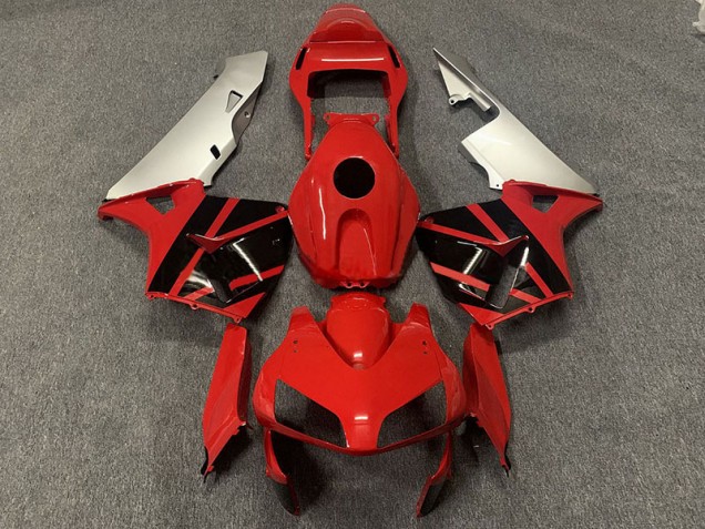 2003-2004 Red Black and Silver CBR600RR Fairings 2003-2004 Red Black and Silver CBR600RR Fairings