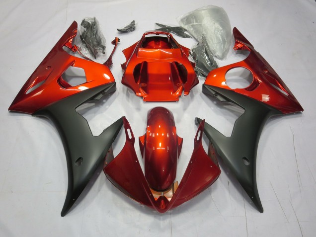 2003-2004 Red / Orange Matte R6 Fairings 2003-2004 Red / Orange Matte R6 Fairings