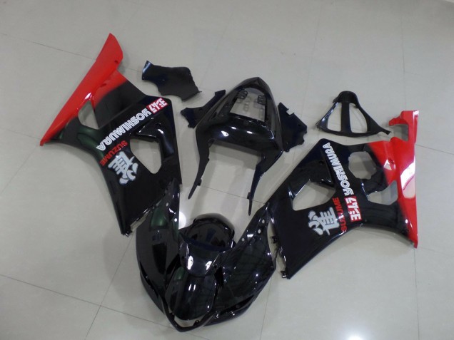 2003-2004 Red and Black GSXR 1000 Fairings 2003-2004 Red and Black GSXR 1000 Fairings
