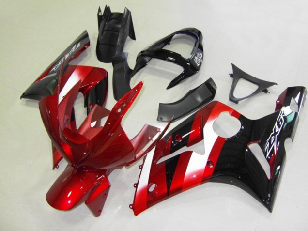 2003-2004 Red and Black ZX6R Fairings 2003-2004 Red and Black ZX6R Fairings