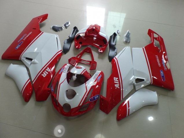 2003-2004 Red and White Ducati 749 999 Fairings 2003-2004 Red and White Ducati 749 999 Fairings