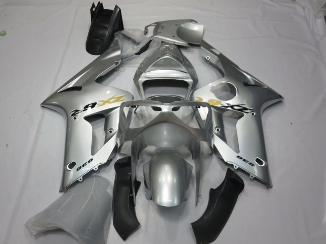 2003-2004 Silver OEM Style ZX6R Fairings