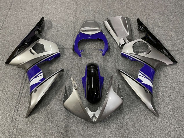 2003-2004 Silver and Purple style R6 Fairings 2003-2004 Silver and Purple style R6 Fairings