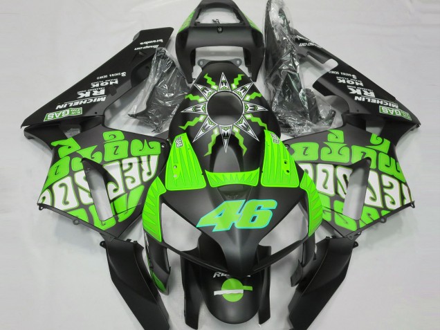2003-2004 Slime Green Rossi Repsol CBR600RR Fairings