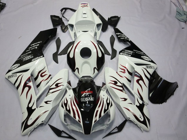 2004-2005 Black and Red Flame CBR1000RR Fairings