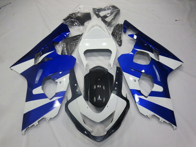 2004-2005 Blue White OEM Style GSXR 600-750 Fairings
