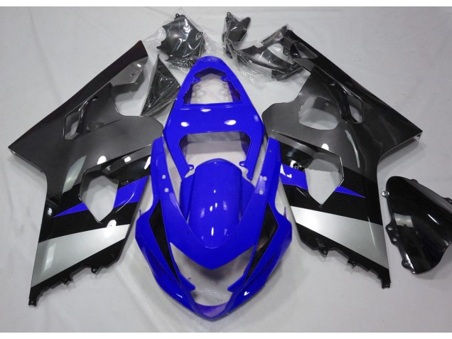 2004-2005 Blue and Silver GSXR 600-750 Fairings 2004-2005 Blue and Silver GSXR 600-750 Fairings